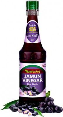 NutrActive Jamun Cider Vinegar, Raw, Unfiltered Nutrition Drink  (500 ml, vinegar, jamun Flavored)