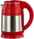 NUTRAFEEL 1.8-Liter Double Wall Vacuum Insulated Stainless Steeel BPA Free Electric Kettle with Keep-Warm Function (Red)...