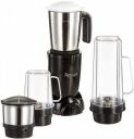 NUTRAFEEL 450 Watt Juicer Mixer Grinder with 2 Stainless Steel & 2 Poly Carbonate Jars with lid...