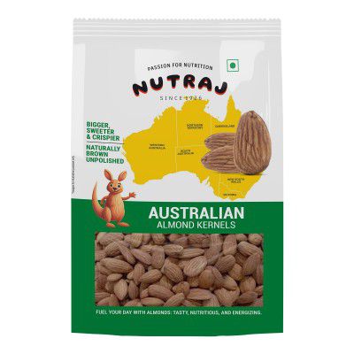 Nutraj Australian Almonds (Badam Giri) 1 kg Pouch