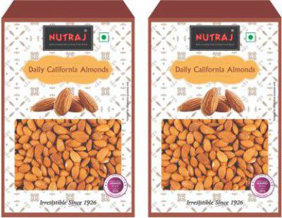 Nutraj Daily California Almond 500 gm Pack of 2 - 1 Kg Almonds  (2 x 500 g)