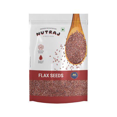 Nutraj Flax Seeds 200g Pouch Alsi Beej | Seeds for Eating | Seed Cycling