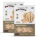 Nutraj Gold Walnut Kernels 500 grams| Pure Without Shell Walnut Kernels | Akhrot Giri Dry Fruit| Perfect for snacking | Brain Food | Raw Akhroth Giri| Pack (2 x 250g)...