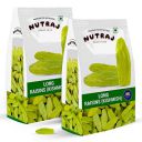 Nutraj Super Long Raisin 1 Kg (500g X 2)| Kishmish | Rich in Iron & Vitamin B | Seedless Green Kishmish | Healthy Snacks | Dry Fruits | Healthy and Tasty Snacks |...