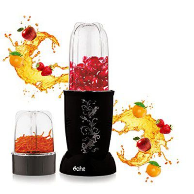 NUTRI BLENDER Grinder by Echt, NB4s 450 Watt,2 Multi purpose Jars for juices - Jar (500ml) & the Short Jar (300ml)