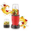 NUTRI BLENDER Grinder by Echt, NB4s 450 Watt,2 Multi-purpose Jars; The Long Jar (500ml) & the Short Jar (300ml) 2 years warranty, Red Splatter...