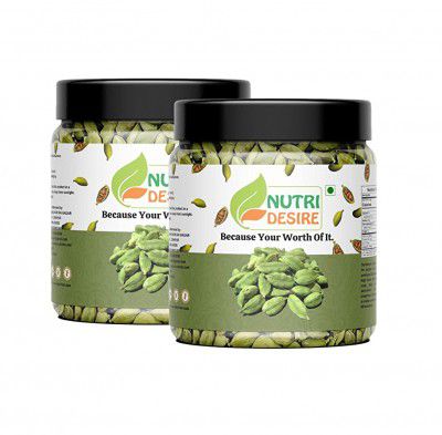 Nutri Desire Cardamom Green Whole - 50gm + 50gm Elaichi Grade - (Buy 1 Get 1 Free)