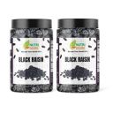 Nutri Desire Fresh and Healthy Dry Fruit Afghani Seedless Black Raisins, 500 gms Each | Total weight 1 kg |Kali Kismis 500gms | Dried Kishmish Without Seeds| [Jar Pack]...