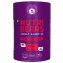 NutriBears Apple Cider Vinegar Gummies for Adults, Promote Digestive Health, 30 Gummy Chews, Rich in Folic Acid and Vitamin B12, Natural Immune System Defense...