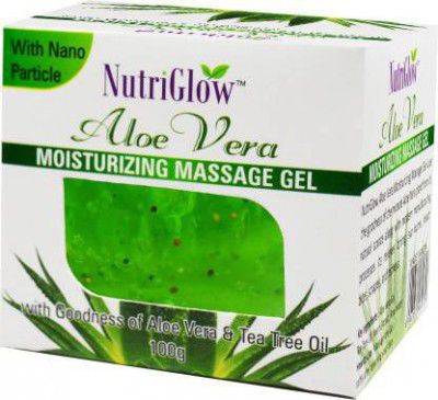 NutriGlow Aloe Vera Moisturizing Massage Gel 100gm (100 g)