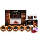 NutriGlow Gold Kesar Facial Kit (260 gm) & Bleach Cream (43gm) For Nourishing Skin, Lighten Facial Hair, Pack of 2...