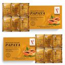 NutriGlow NATURAL'S Advanced Pro Formula Papaya Facial Kit, For Glowing Skin - 10gmx6 Each, Pack of 2...