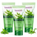 NutriGlow Neem & Tulsi Non-Foaming Face Wash, 65ml Each, Pack of 3...