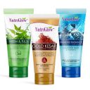 NutriGlow Neem Tulsi Face Wash, Gold Kesar Face Wash and Diamond Radiance Face Wash For Brighten Skin, Remove Wrinkle, 65ml Each, Pack of 3...