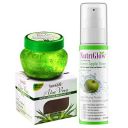 NutriGlow Skin Balancing Green Apple Toner (120ml) & Aloe Vera Moisturizing Massage Gel (100g) For Improve Skin Texture Whitens & Brighten Skin, All Skin Types, Pack of 2...