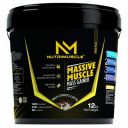 Nutrimuscle Massive Muscle Mass Gainer - 12 Lbs - 5.44 Kgs - Choco Latte Flavour - For Muscle & Mass Gain - Contains Complex Carbohydrates, BCAA, Digestive Enzymes & Essential Vitamins & Minerals...