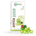 Nutriorg Natural Amla Juice 1 Ltr | Pure, Cold pressed & Pulp Extracted | No added sugar | Rich in Vitamin C | Beneficial for a Healthy Hair & Skin...