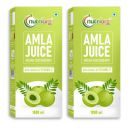 Nutriorg Wild Amla Juice 1L (Pack of 2 * 1000ml) ...