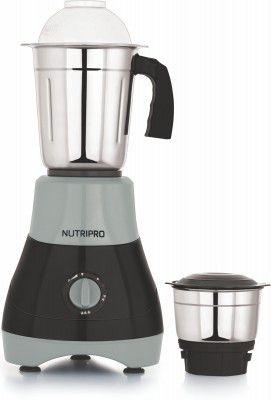 nutripro Grinder 550 W Mixer Grinder (Mixer | 2 Jars | Grey & Black)
