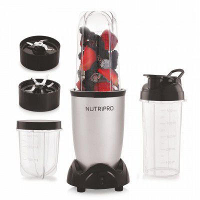 NutriPro Juicer Mixer Grinder - Smoothie Maker - 500 Watts (3 Jars)