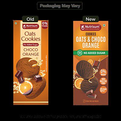 Nutrisum Choco Orange Oats Cookies, 70 g