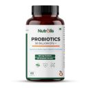 Nutrolis Prebiotic and Probiotic Supplement For Gut Health | 50 Billion CFU | 20 Probiotic Strains + 150mg Prebiotic | 60 Vegetarian Tablets...