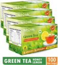 NutroVally Lemon Honey Green for weight loss Tea Bags Box  (4 x 25 Bags)...