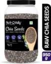 NutroVally Raw Chia Seeds for Weight Loss with Omega 3 , Calcium and Zinc, Fiber Rich Seeds Chia Seeds  (950 g)...
