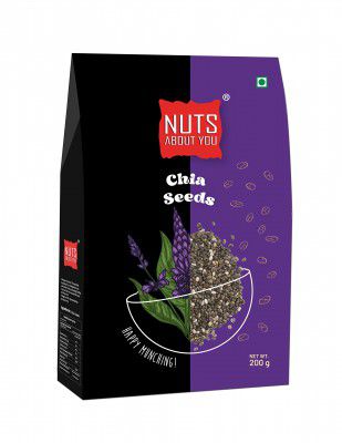 Nuts About You CHIA Seeds, 200 g | Raw | Premium | 100% Natural | Diet Food