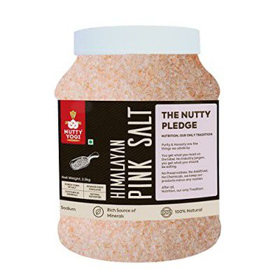 Nutty Yogi Himalayan Pink Salt Jar 2.5kgs