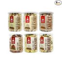 Nutty Yogi Sour Cream & Onion Makhana,Smoked Caramel Makhana, Pink Salt & Pepper Makhana, Minty Peppery Zesty Makhana, Chatpata Magic Pops, 40gm (Combo Pack of 6), Lotus Seeds,Indian Snack...