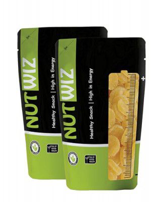 Nutwiz Dried Fruits Nuts And Seeds (Dried Pineapple coin, 400g (2x200g))