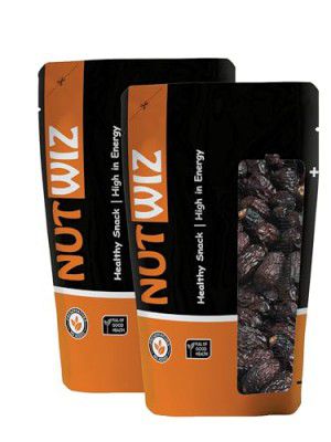 Nutwiz Dried Fruits Nuts And Seeds (Lal Khajoor/Red Dates, 500g (2x250g))