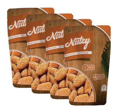 Nutzy Dried Fruits Nuts And Seeds (Dried Chuara/Peela Sukha Khajoor, 1000g (4x250g))