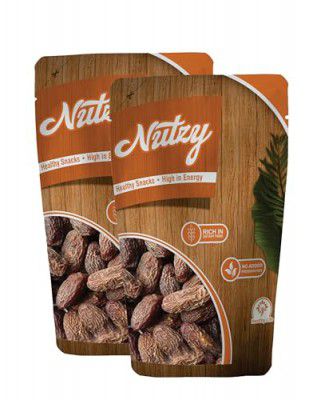 Nutzy Premium Dates (Dry Red Dates/Lal Chuara, 500Gram), Fresh