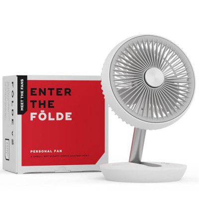 NUUK FOLDE Cordless & Rechargeable 7 Inch Personal Desk Fan