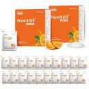 Nuvit D3 Granules 60,000 IU – Cholecalciferol Sachets – Orange Flavour – 10 Sachets (10 x 1 g)– Pack of 2...