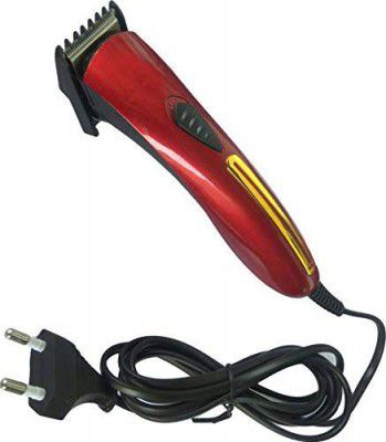 NXTPOWER KM-201BB Corded Electric Power Zero Trimmer Machine For Men (Red)