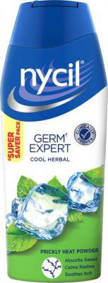 NYCIL Germ Expert Cool Herbal Prickly Heat & Cooling  (400 g)