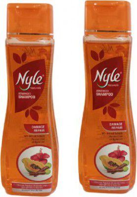 Nyle Damage Repair Papaya Shampoo 400 ML (Pack oF 2) (800 ml)