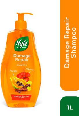 Nyle Natural Damage Repair Shampoo |With Papaya and Hibiscus  (1000 ml)