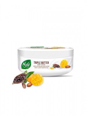 Nyle NaturalsCocoa, Shea & Mango Triple Butter Long Lasting Moisture Body Cream 200 ml