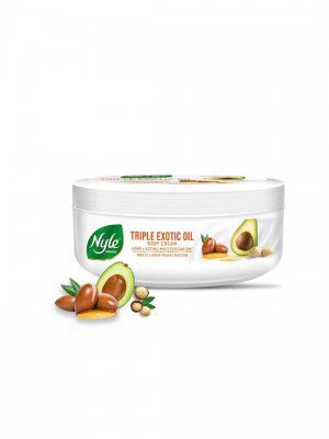 Nyle NaturalsTriple Exotic Oil Body Cream for Long Lasting Moisturization - 200 ml