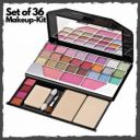 NYN Makeup Kit - Eye-Shadows, Lip Colors, Blushes, Sponges, Brushes & Blender(80242)  (Pack of 36)...