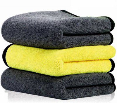 Nyra Microfiber 500 GSM Bath, Beach, Face, Hair, Hand, Sport Towel Set  (Pack of 3)