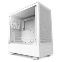 Nzxt Tempered_Glass H5 Flow RGB Compact ATX Mid-Tower Computer Case/Gaming Cabinet-White|Support Mini-Itx,Micro-ATX,ATX|Pre-Installed 2 X 140Mm Front Fans,1 X 120Mm Rear&Bottom Fans-Cc-H51Fw-R1...