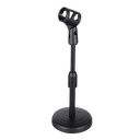 OAHU® Tabletop Microphone Stand| Extendable 2 Step Table Desktop Microphone Stand Holder Mic Clip| Studio Sound Recording | Mic Microphone Shock Mount Clip Holder...