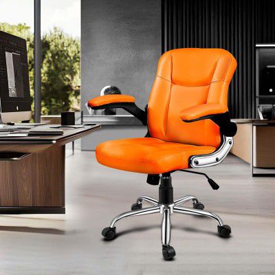 Oakcraft Executive Deluxe PU-Leather Office Chair – Adjustable Swivel Desk Chair