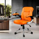 Oakcraft Executive Deluxe PU-Leather Office Chair – Adjustable Swivel Desk Chair...