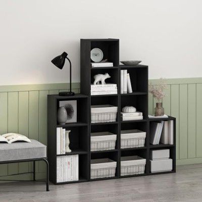Oakcraft Multipurpose Single Cube Storage Organizer Unit Bed Side Table Type Rack DIY Shelf Cabinet Space Saver
